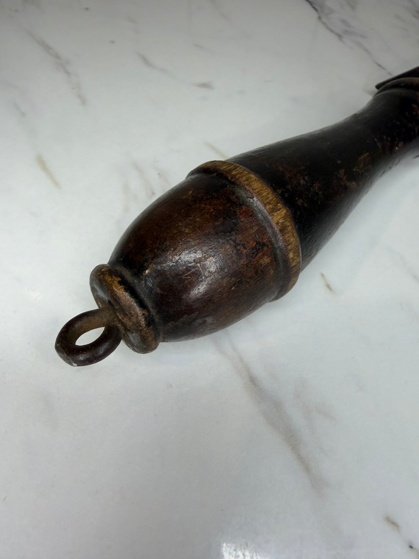 Vintage Honing Steel with Wood Handle