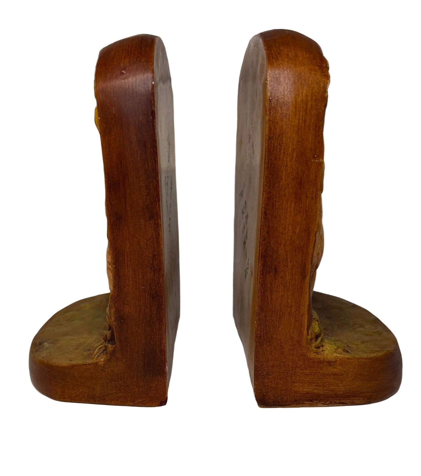 Vintage Hunting Dog Chalkware Bookends – Pair