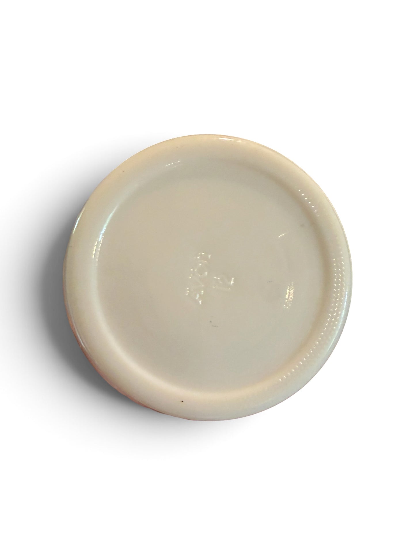 Avon Milk Glass Ginger Jar with Oriental Bird & Floral Motif – 1970s