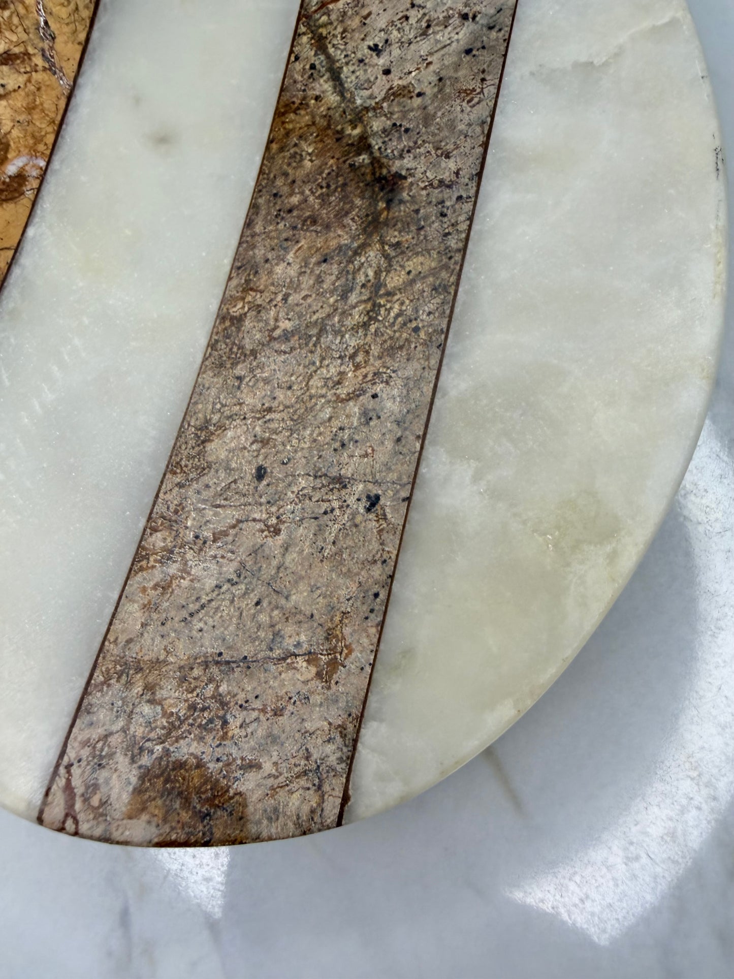 Striped Marble & Onyx Spoon Rest – Thirstystone “Twin Marble” Design