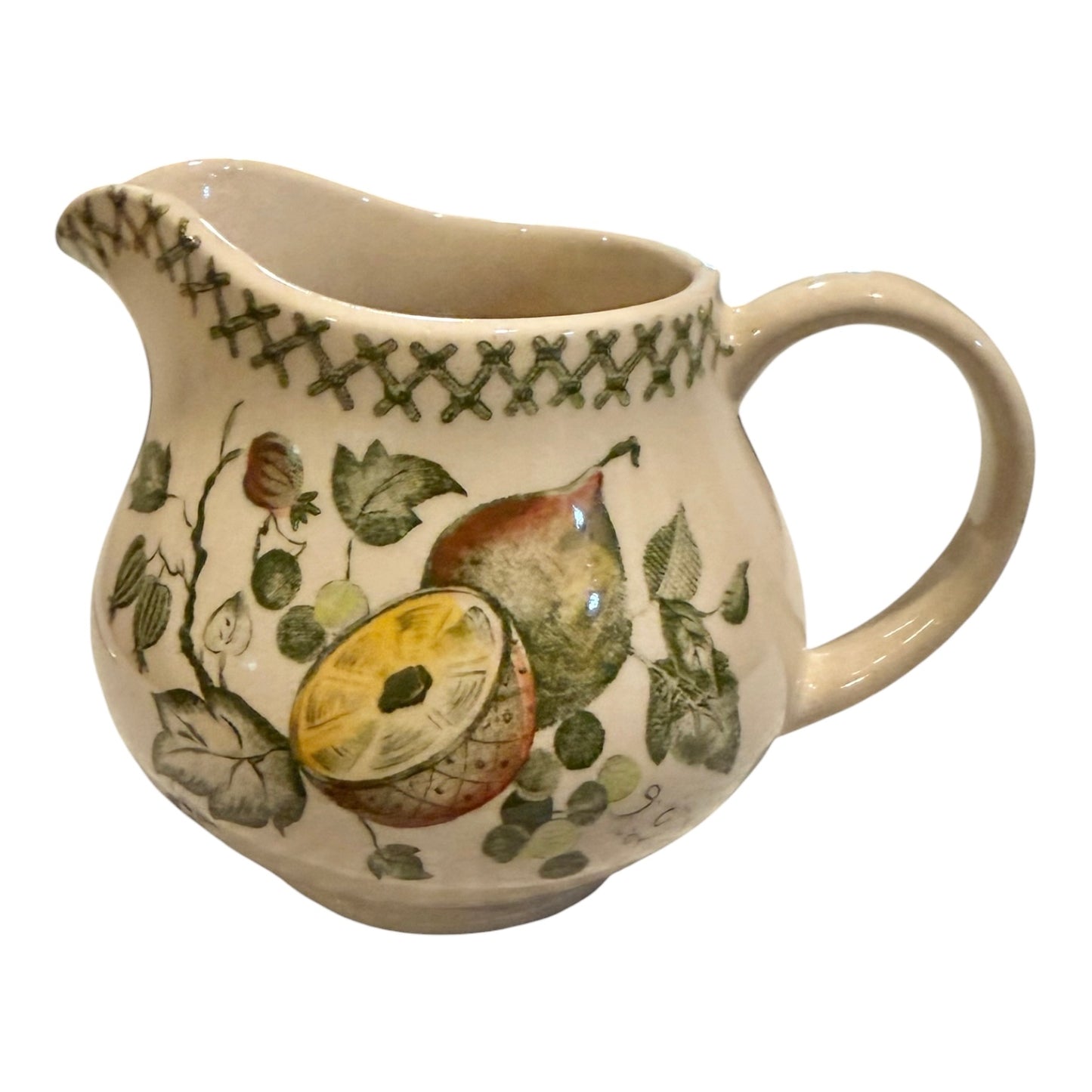 Cottagecore Johnson Brothers Arbor Vintage Creamer – Old Granite Ironstone, Made in England