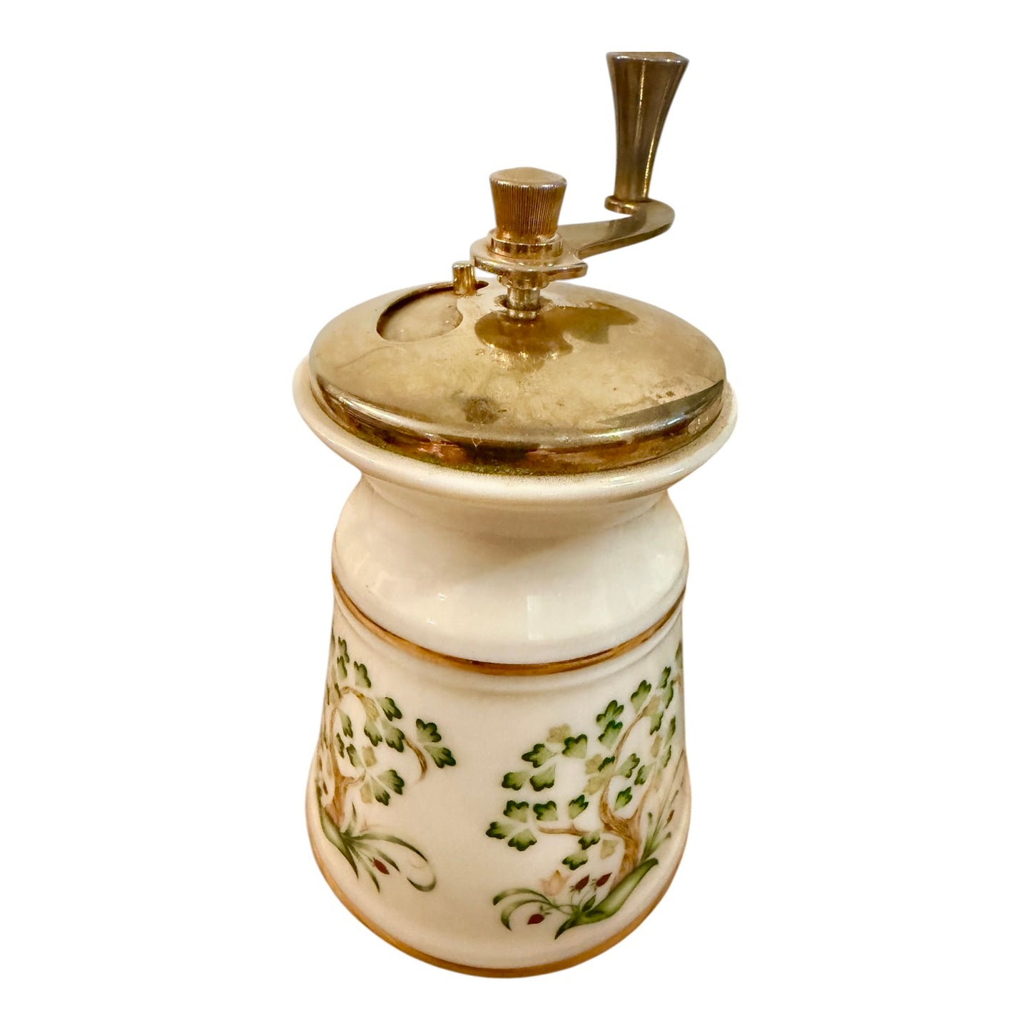 Lenox Clover Vintage Salt Shaker & Pepper Mill Set | Discontinued | Porcelain