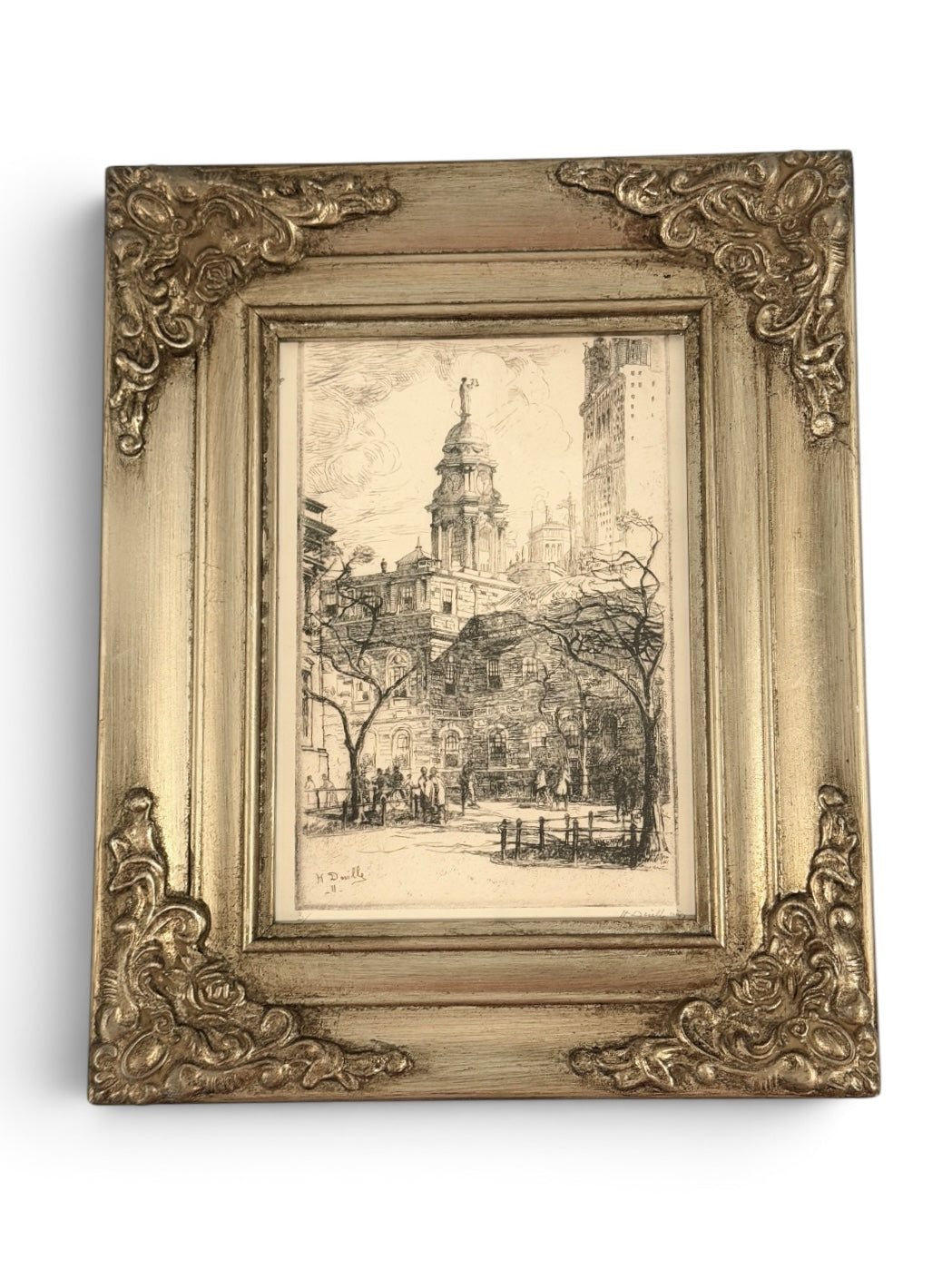 St. Paul’s Chapel NYC Framed Art – Henry Deville Book Print | Flea & Frame Creation