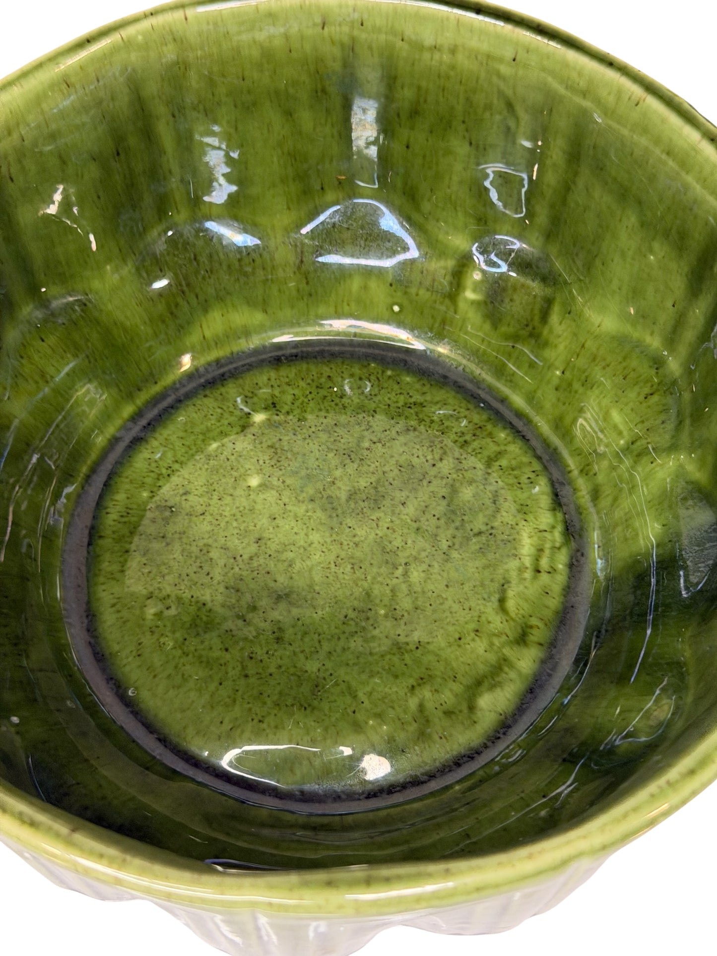 Haeger Vintage Pottery #157 Planter Bowl – Mid-Century Green Art Pottery