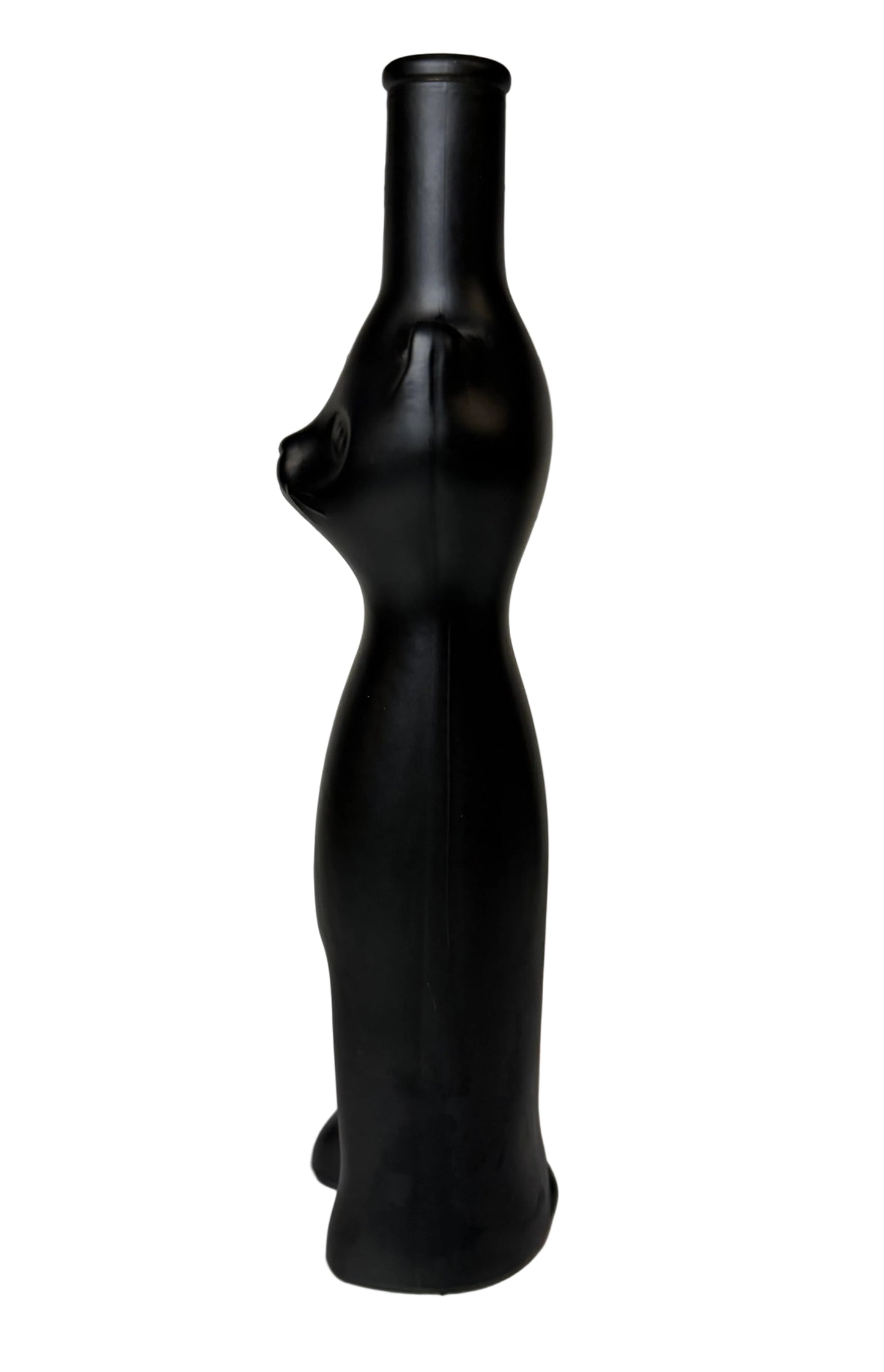 Moselland Black Cat Riesling Wine Bottle – Collectible German Decor