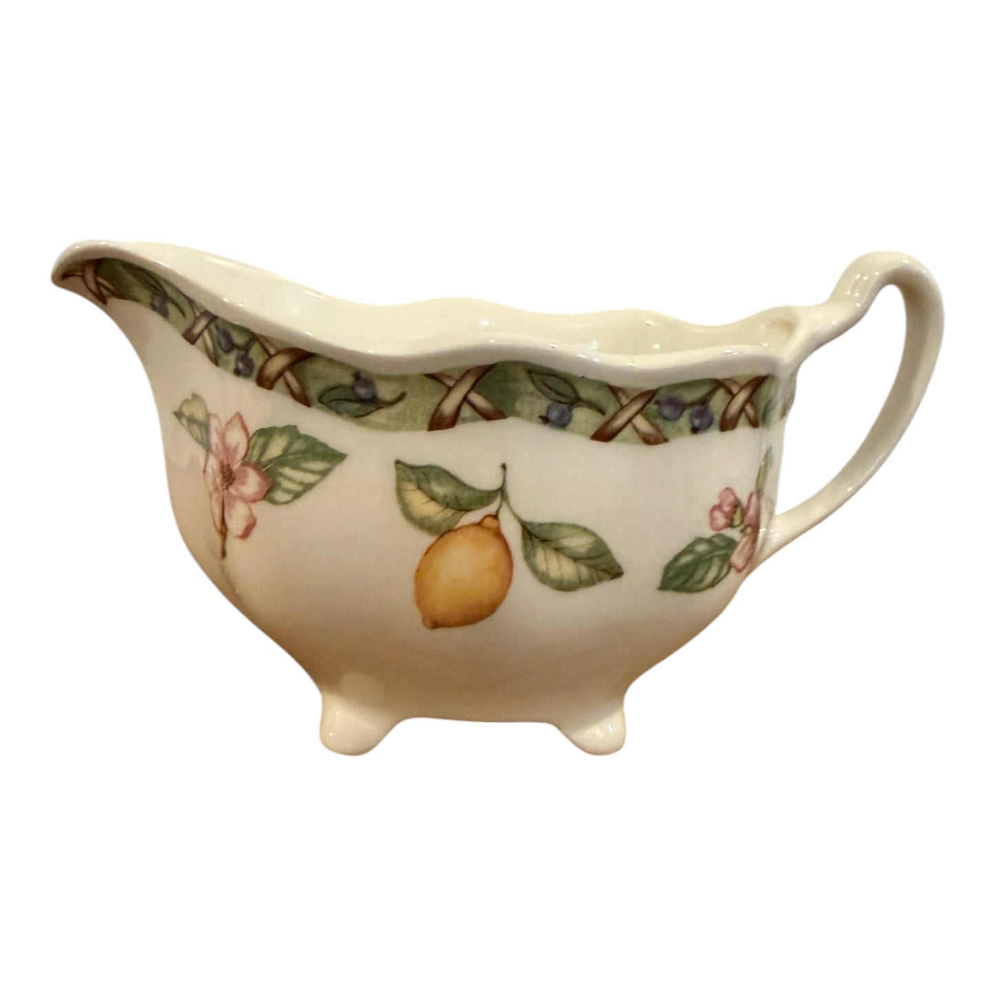 Vintage Johnson Brothers Arcadia (Fruit) Creamer | Cottagecore