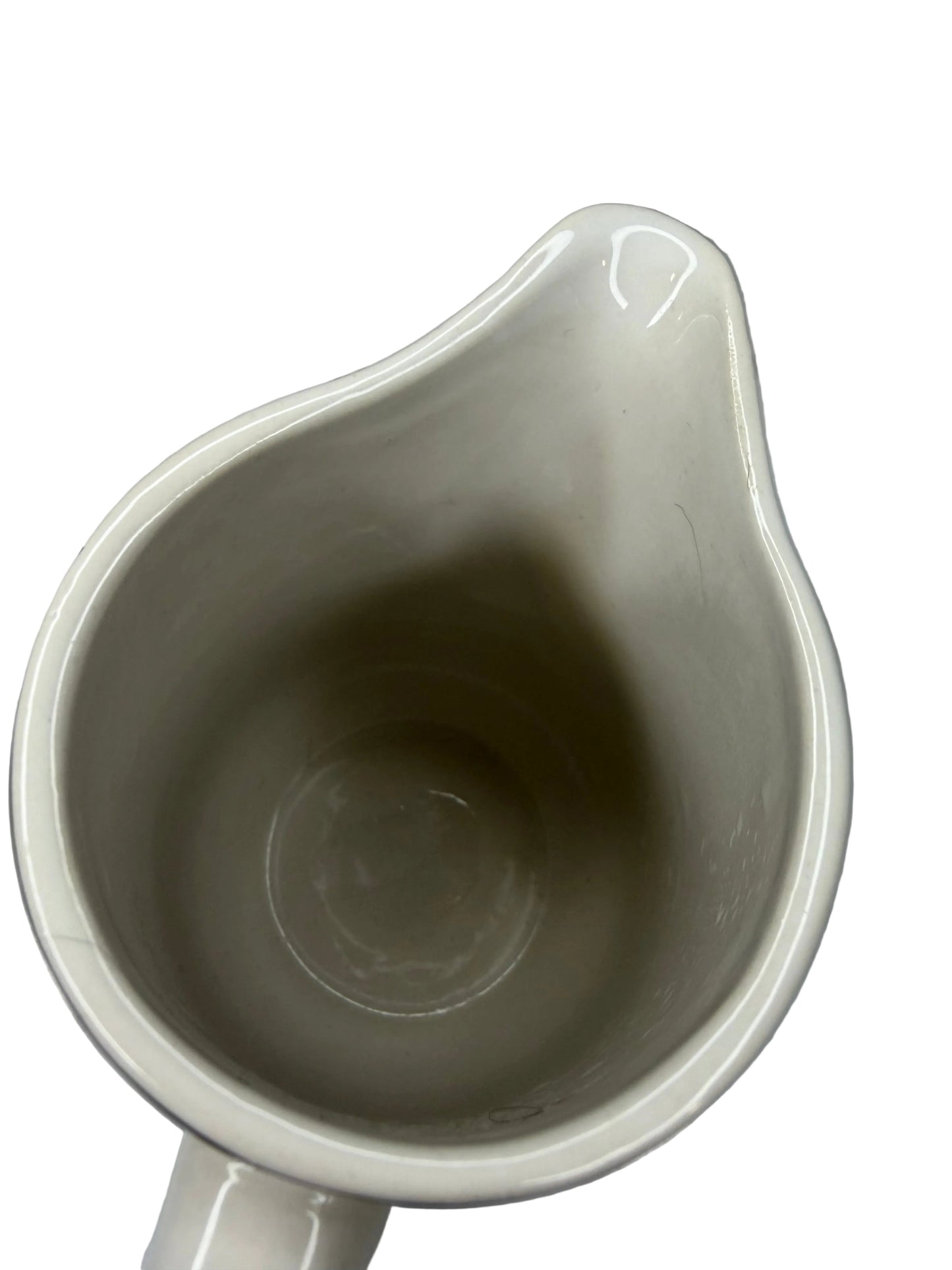 Vintage White Restaurant Ware Creamer Pitcher – Early to Mid-20th Century
