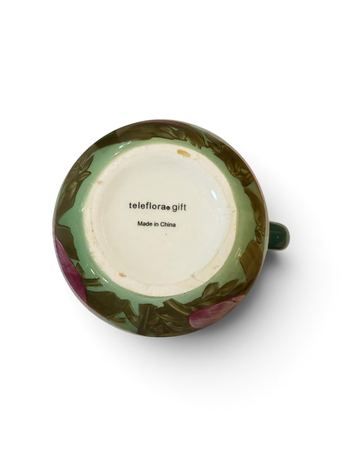Teleflora Spring Tulip Ceramic Pitcher – Vintage Hand-Painted Floral Vase