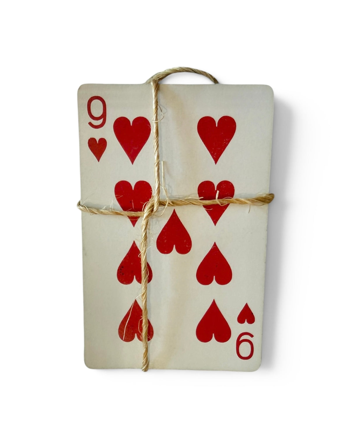 Vintage Double Deck Euchre Playing Cards – Blue & White Rooster – Aces Through 9s Only