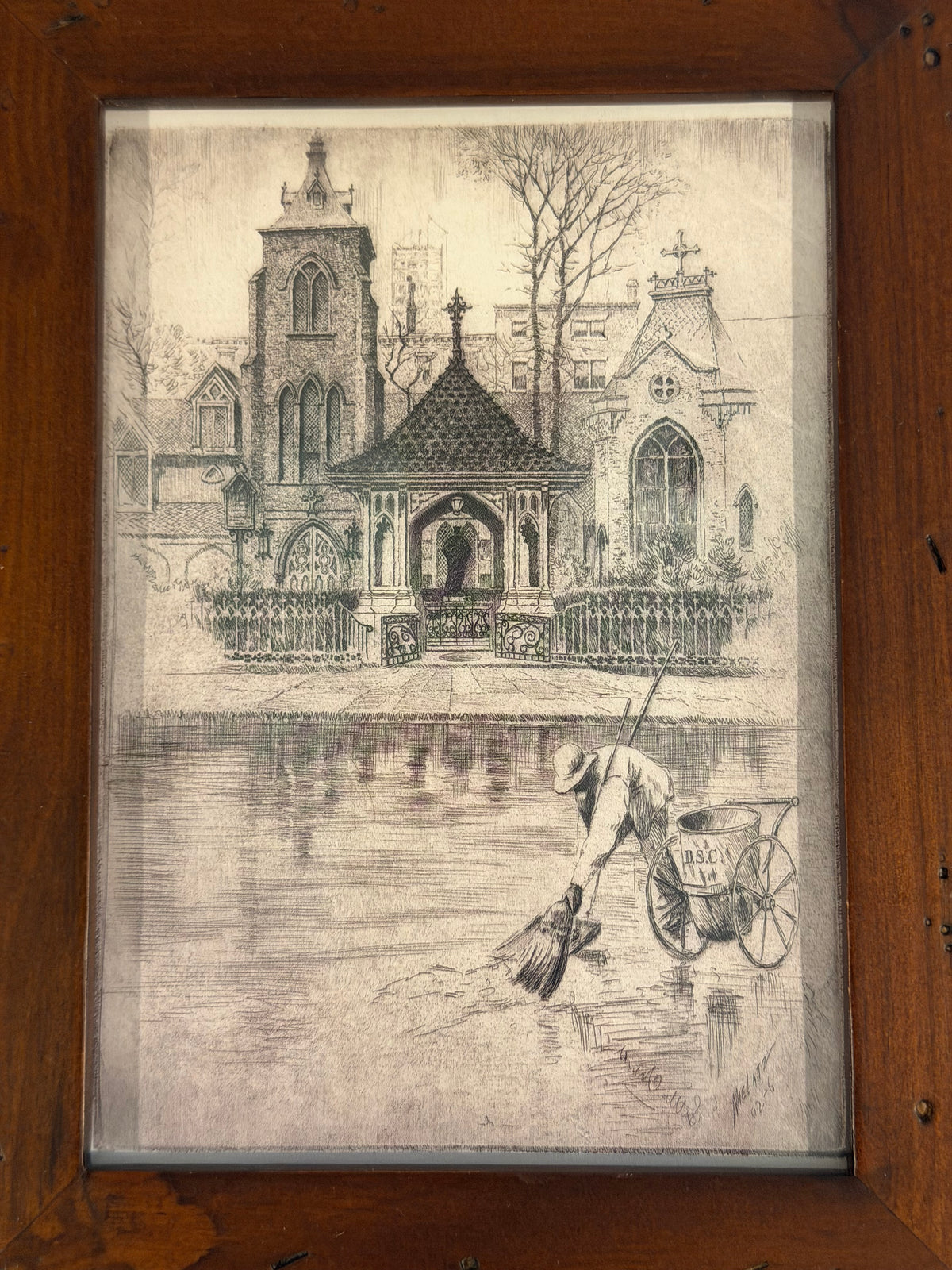 Little Church Around the Corner – Framed Book Print | Flea & Frame Creation