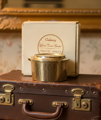 Rare Vintage Creative Candles “Silver Travel Candle” with Original Box | Made in India | 1996 Collectible