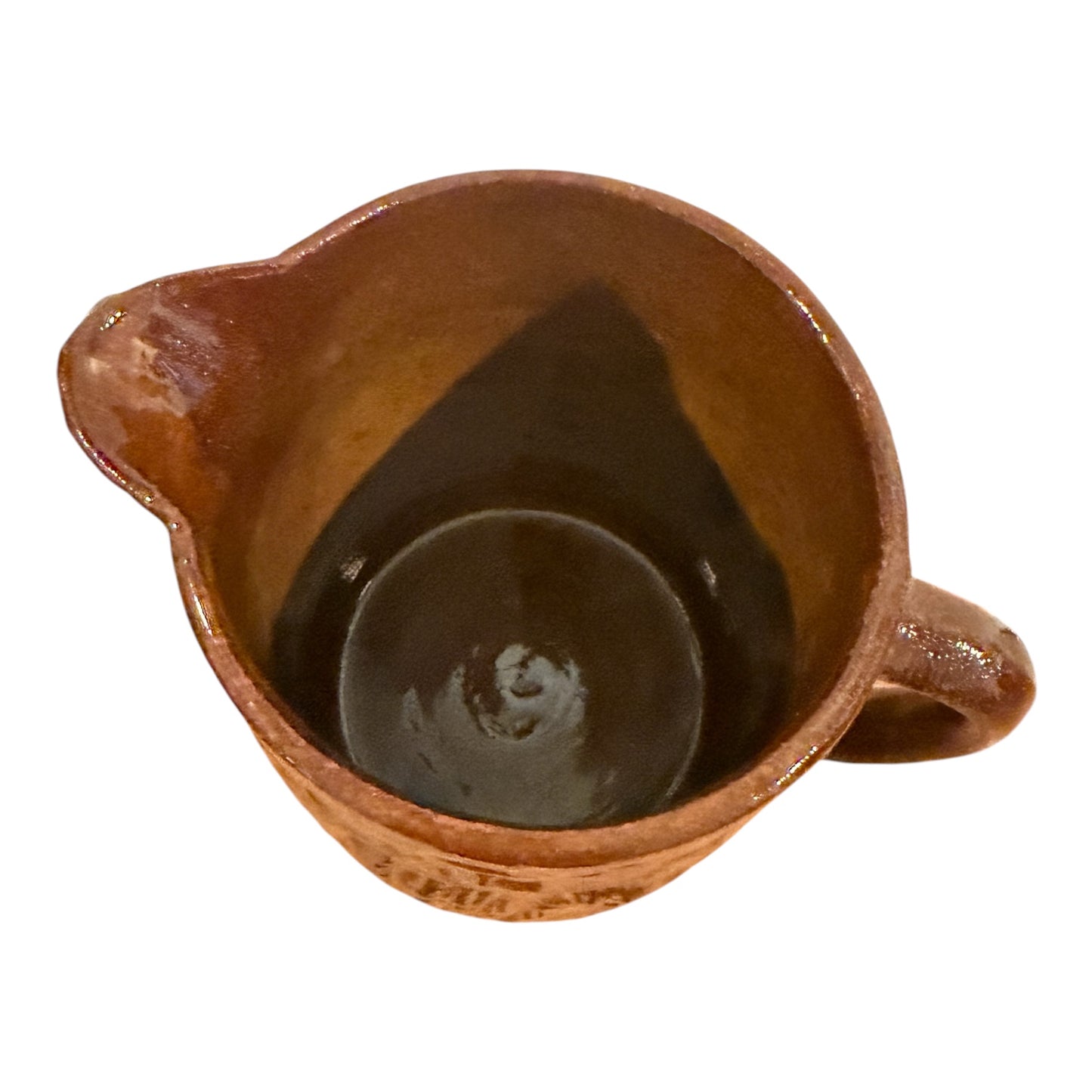 Antique Brown Stoneware Pitcher | Grape & Trellis Relief Pattern | Circa 1890s–Early 1900s
