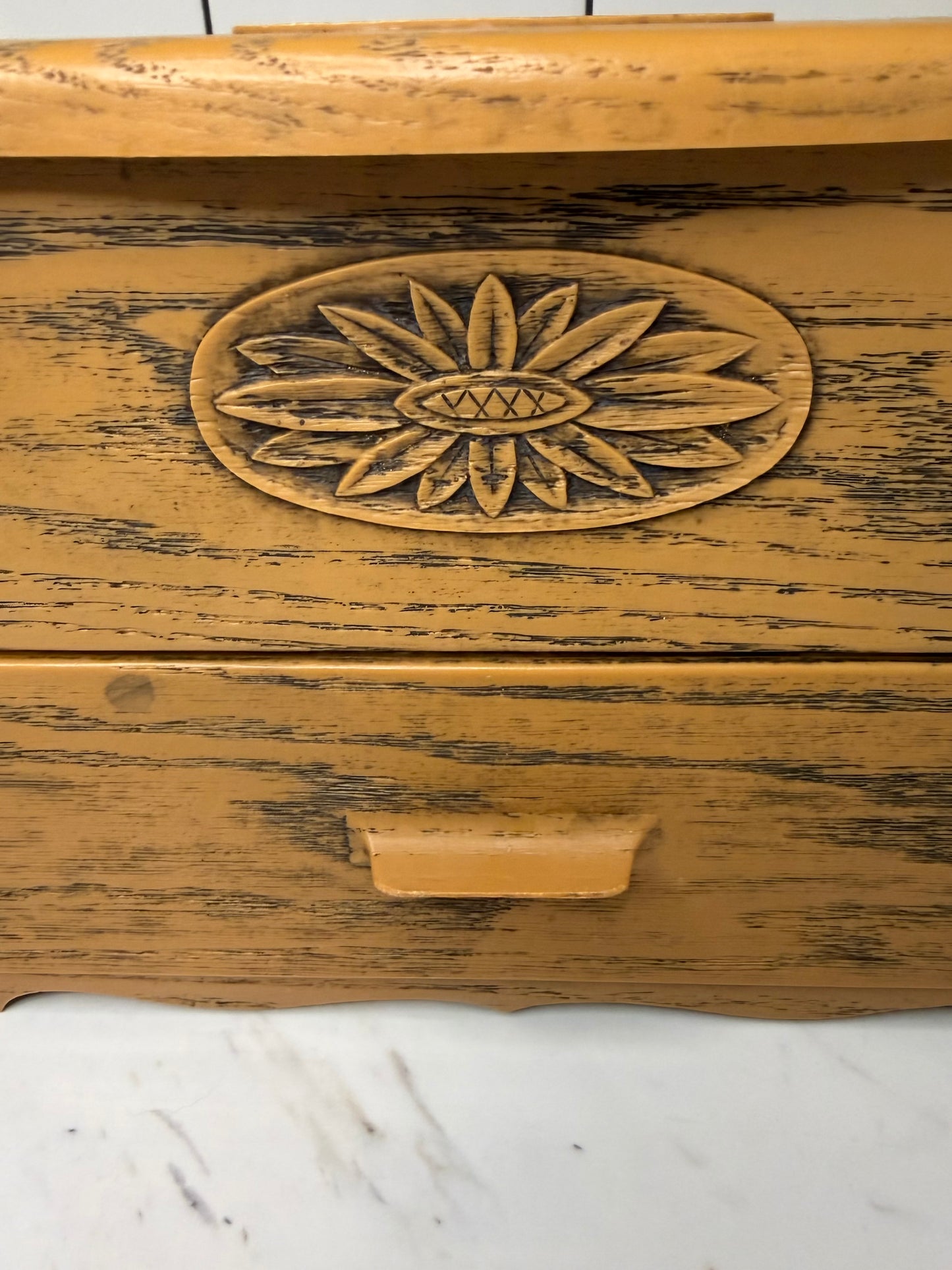 Vintage Lerner Faux Wood Storage Organizer – 1960s Miniature Dresser