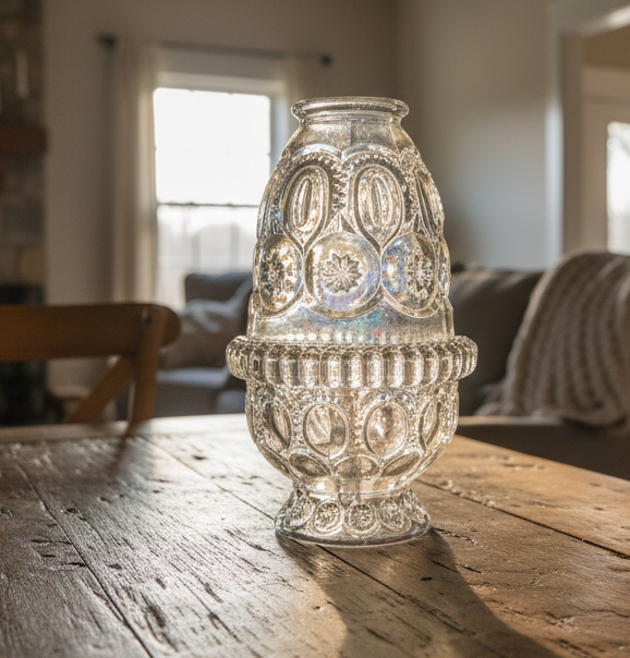 Moon & Star Crystal Carnival | Weishar | Glass Fairy Lamp – 3 Piece