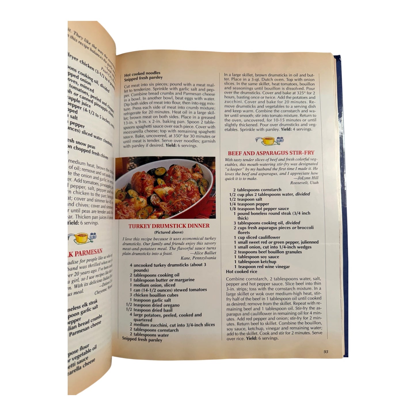 Taste of Home 1997 Annual Recipes Hardcover Cookbook – 582 Classic Family Recipes