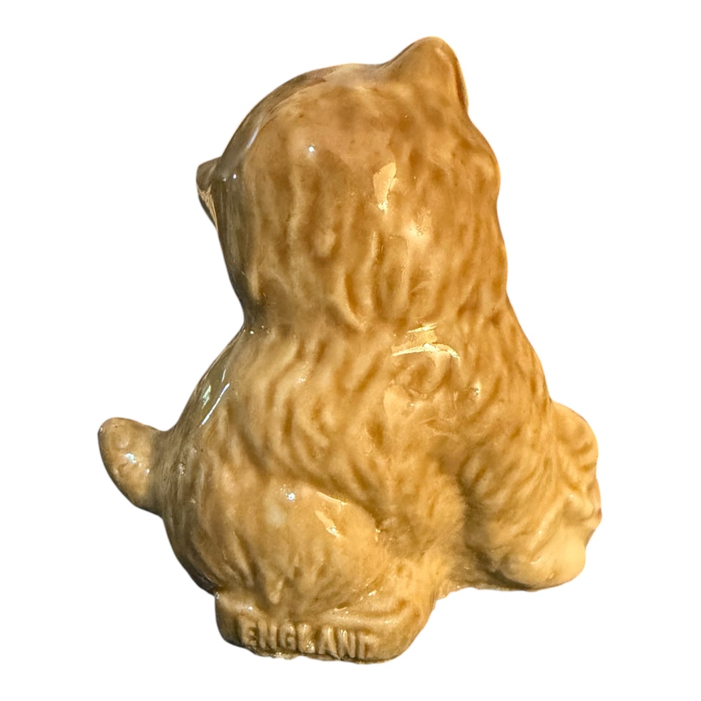 Wade Whimsies Vintage “Kitten with Ball of Yarn” Miniature Porcelain Figurine | Red Rose Tea Collectible | Made in England
