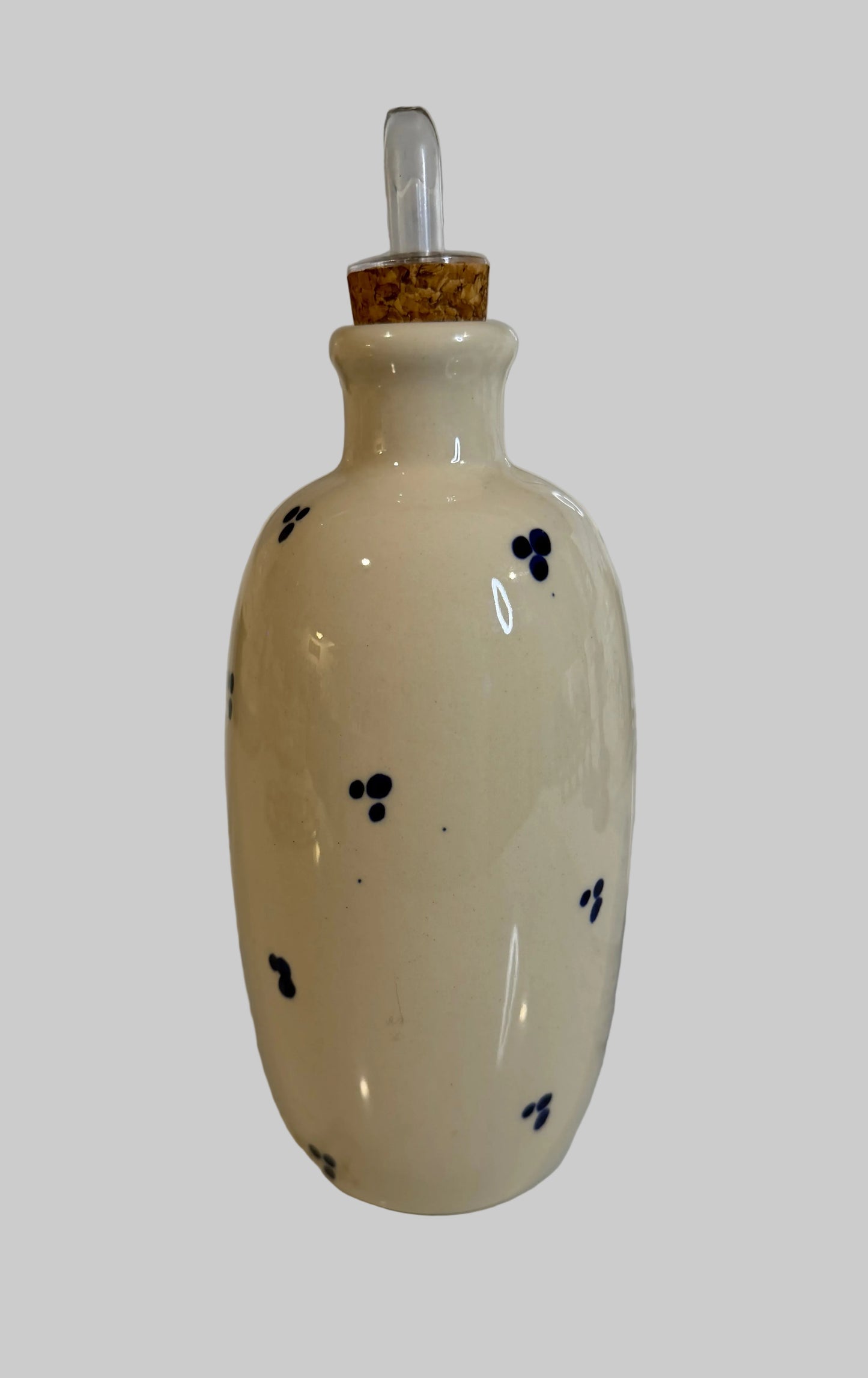 Glazed Ceramic Olive Oil Bottle – Made in Spain