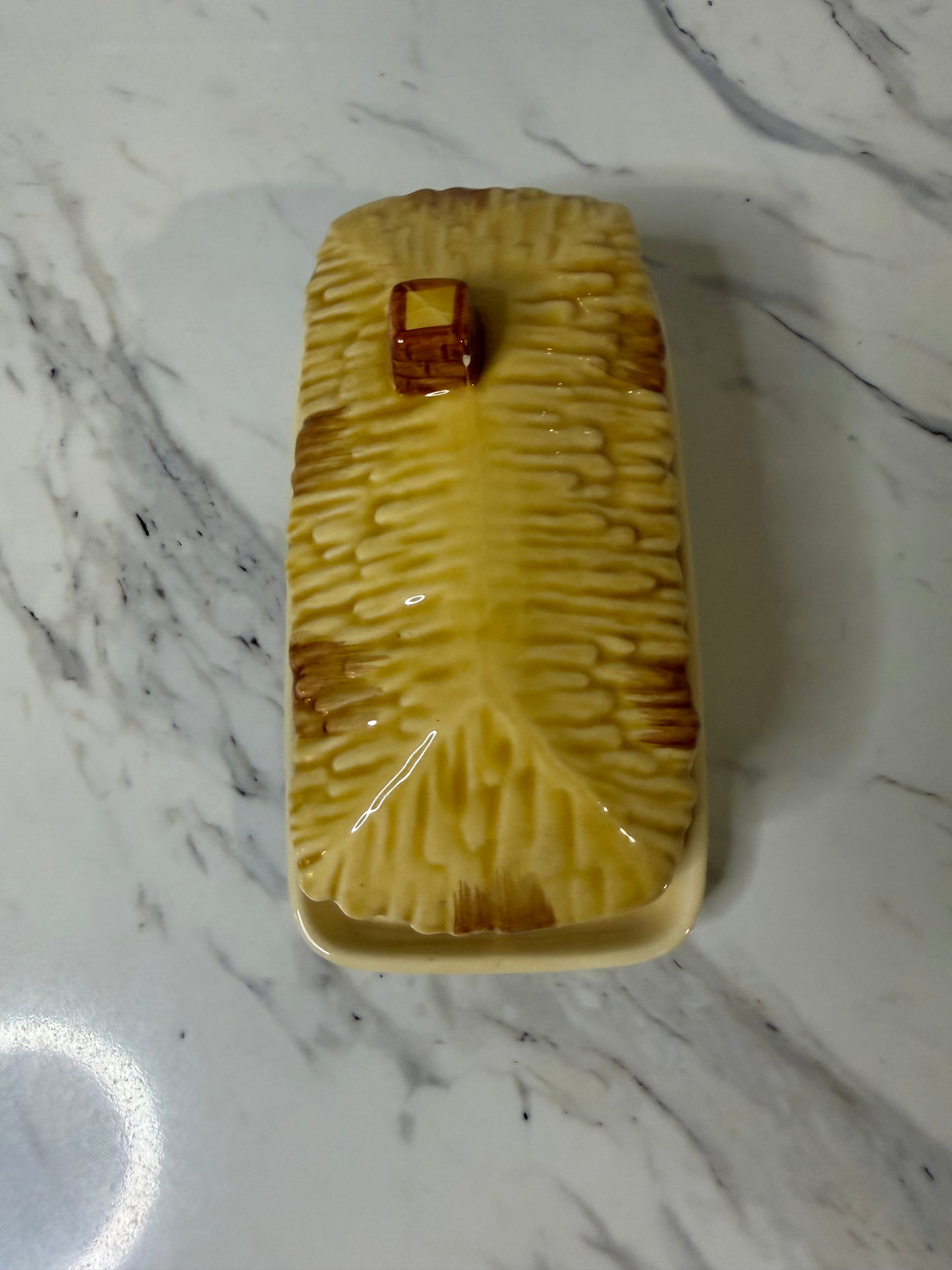 Vintage Marks & Rosenfeld Cottageware Covered Butter Dish – Made in Japan