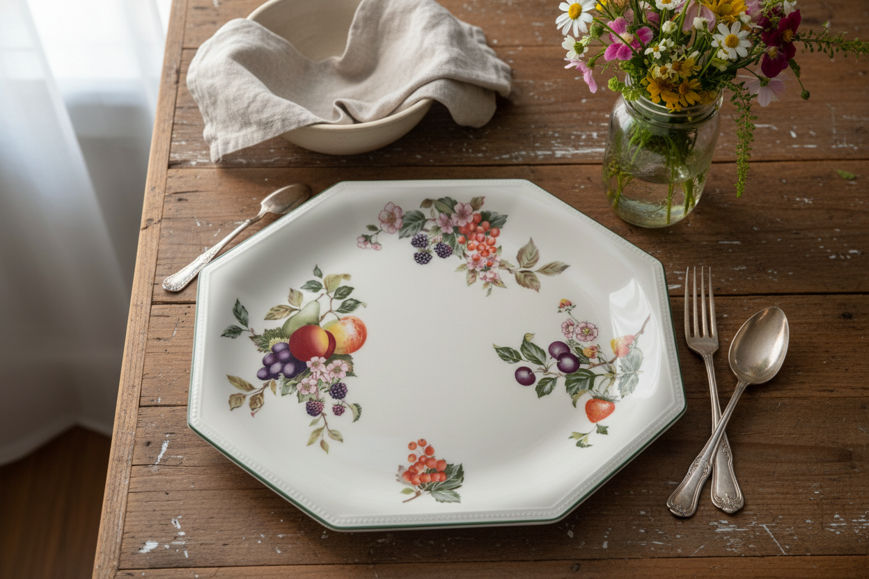 Johnson Brothers “Fresh Fruit” Serving Platter – Staffordshire England – 12” x 9”