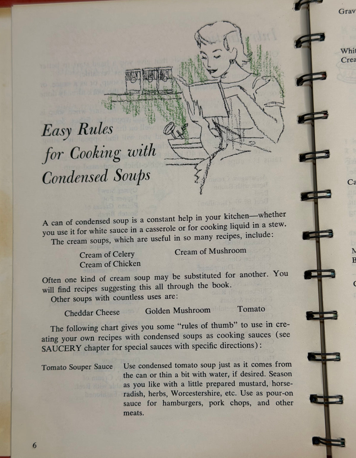 Campbell’s Cooking with Soup Cookbook – 1969 Revised Edition Spiral Bound
