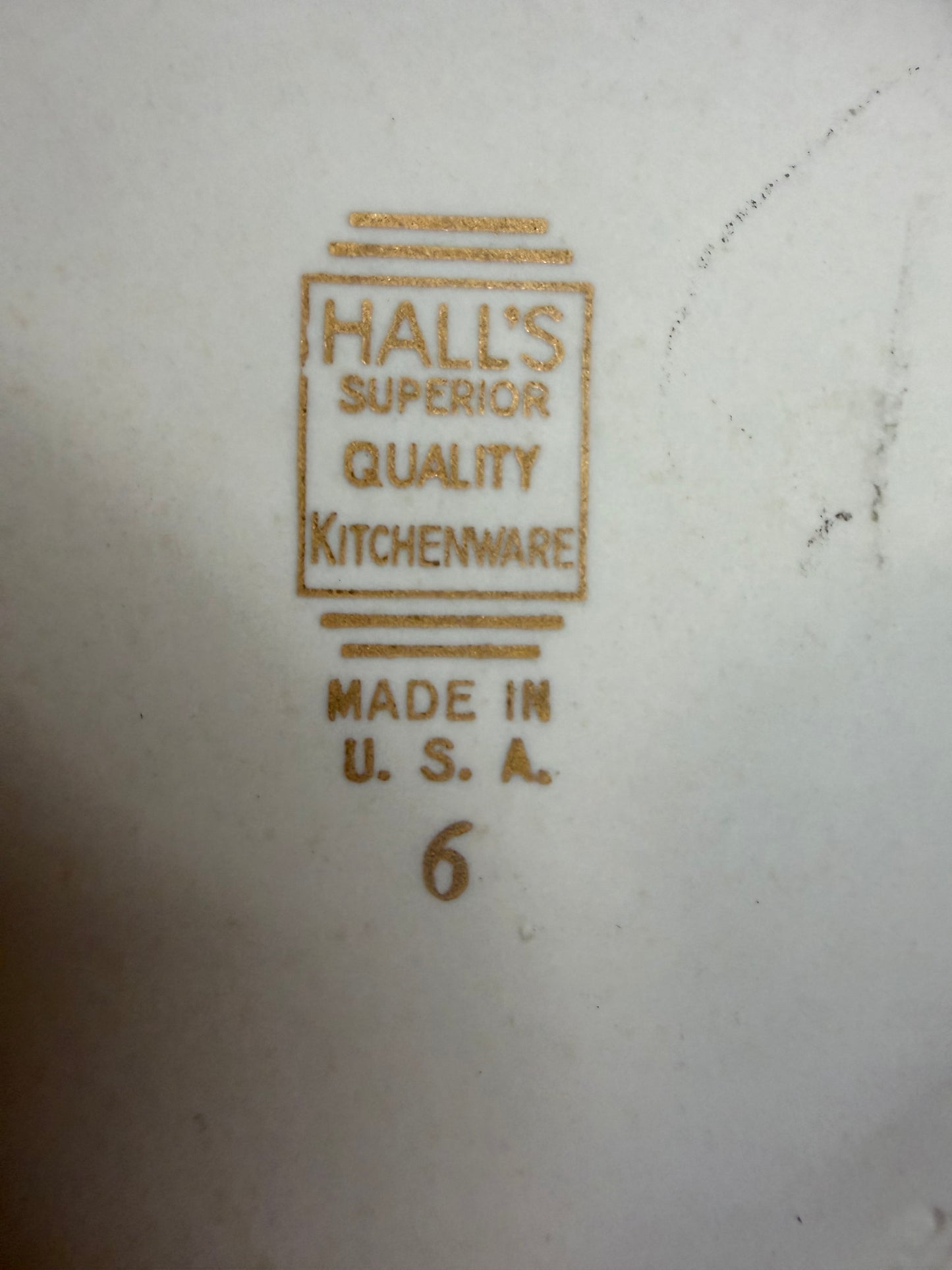 Vintage Hall’s Superior Quality Kitchenware Red Ball Jug Pitcher - 1950’s