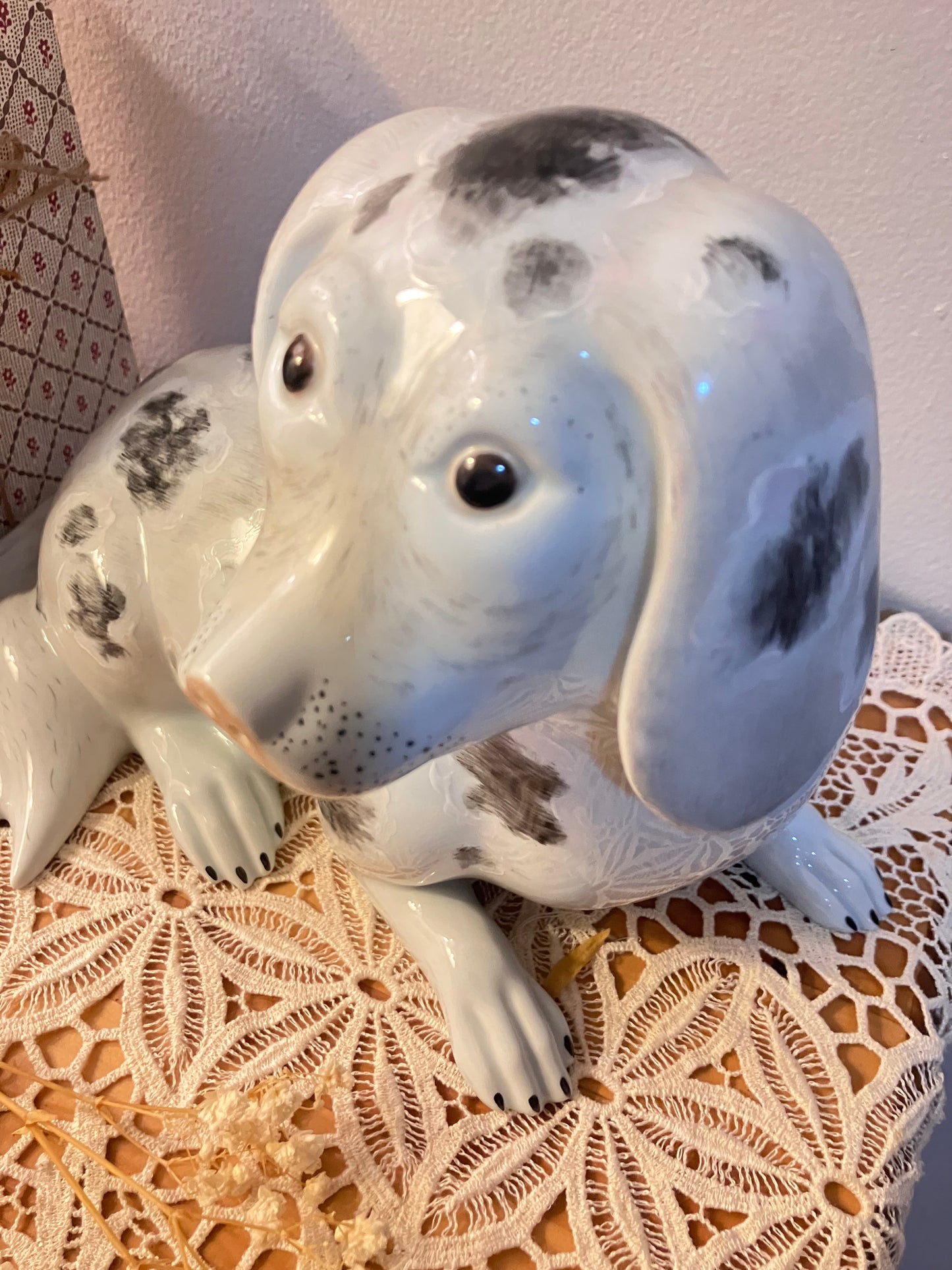 Mottahedeh Nelson Rockefeller Chinese Export Spaniel Dog