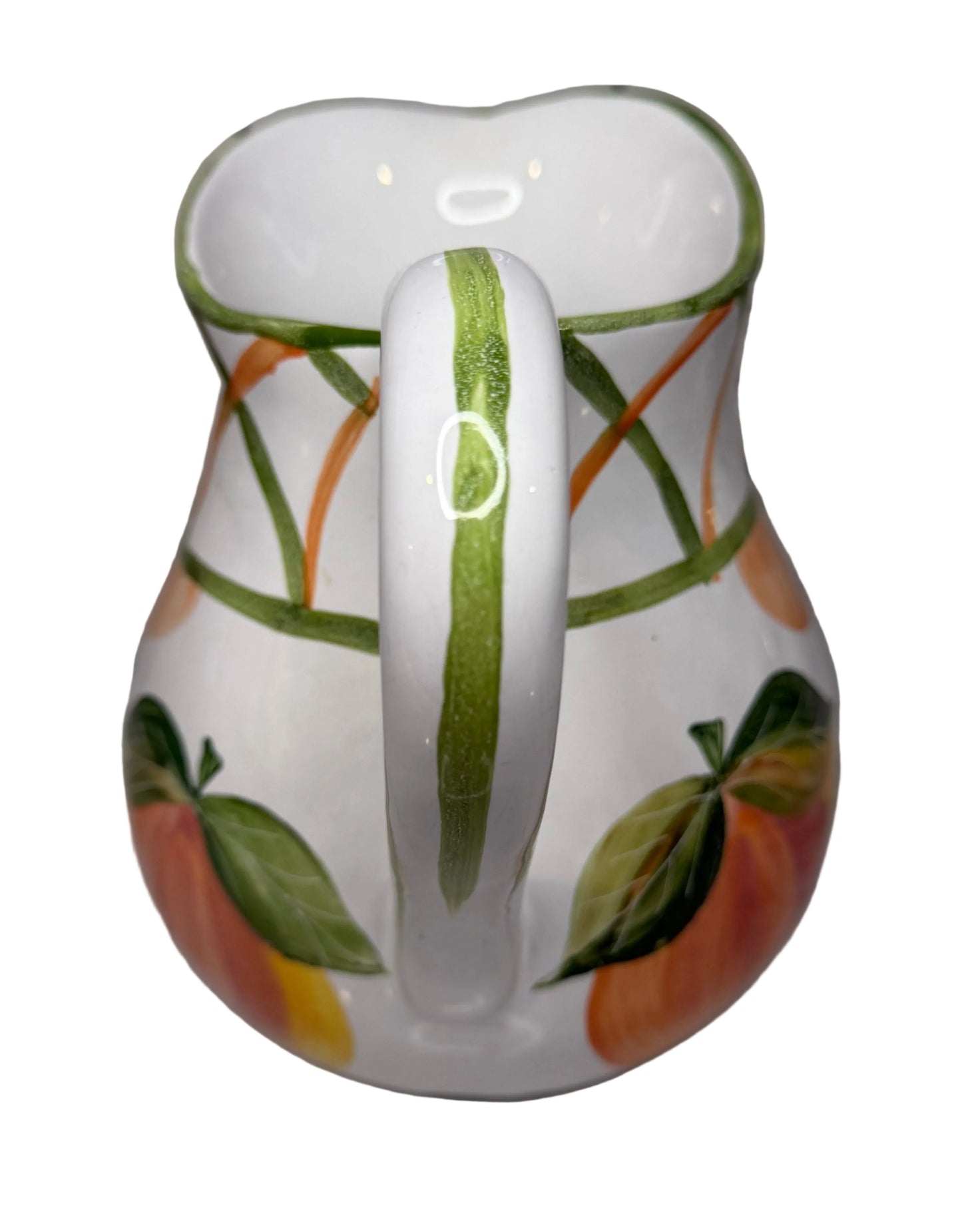 Vintage “Peaches” Ceramic Pitcher – Designed by Barbara Eigen for Block Opaque Mode (Portugal)