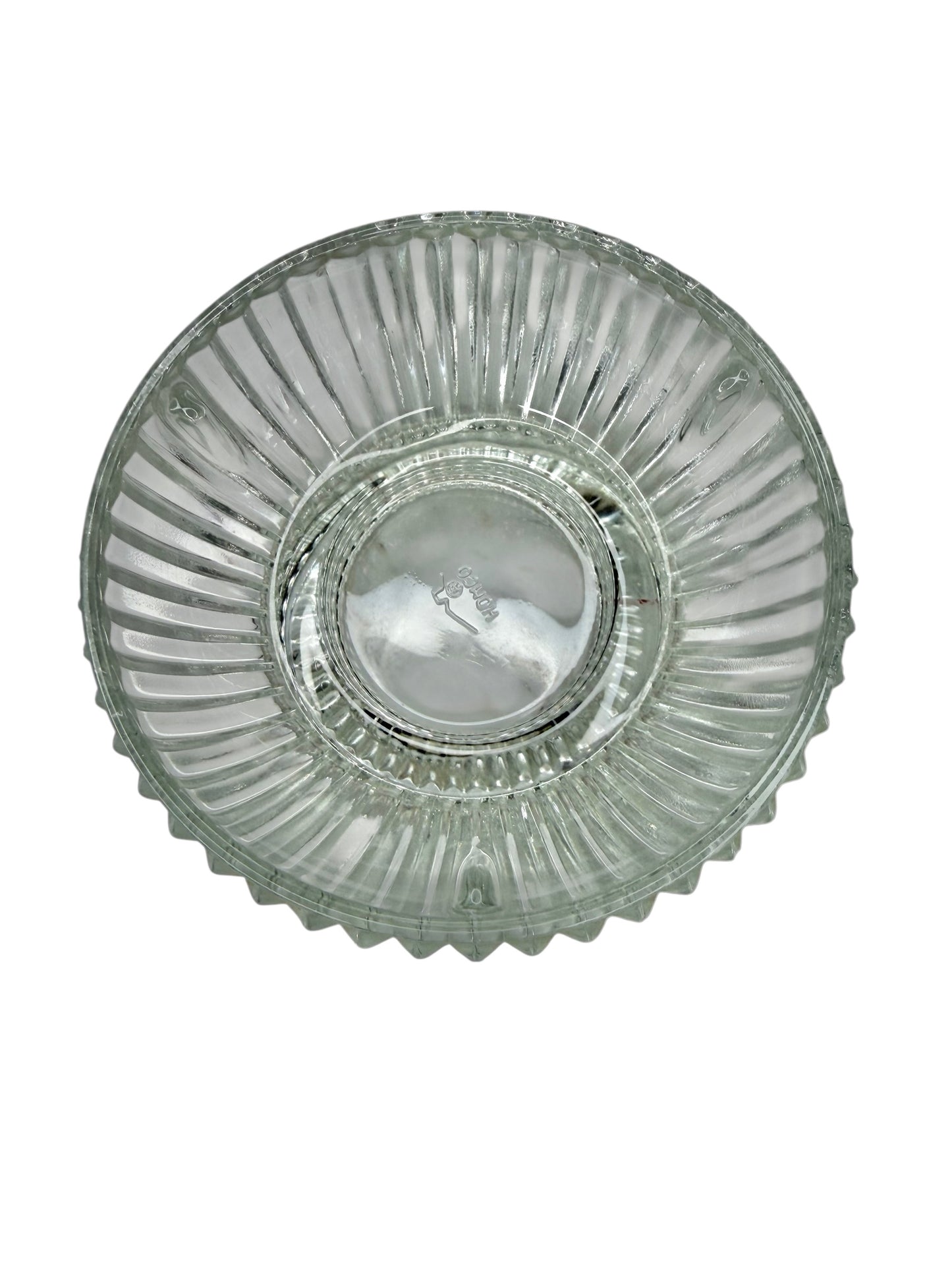 AVAILABLE - Vintage Homco Clear Ribbed Glass Fairy Lamp “Princess Lite” – Indiana Glass