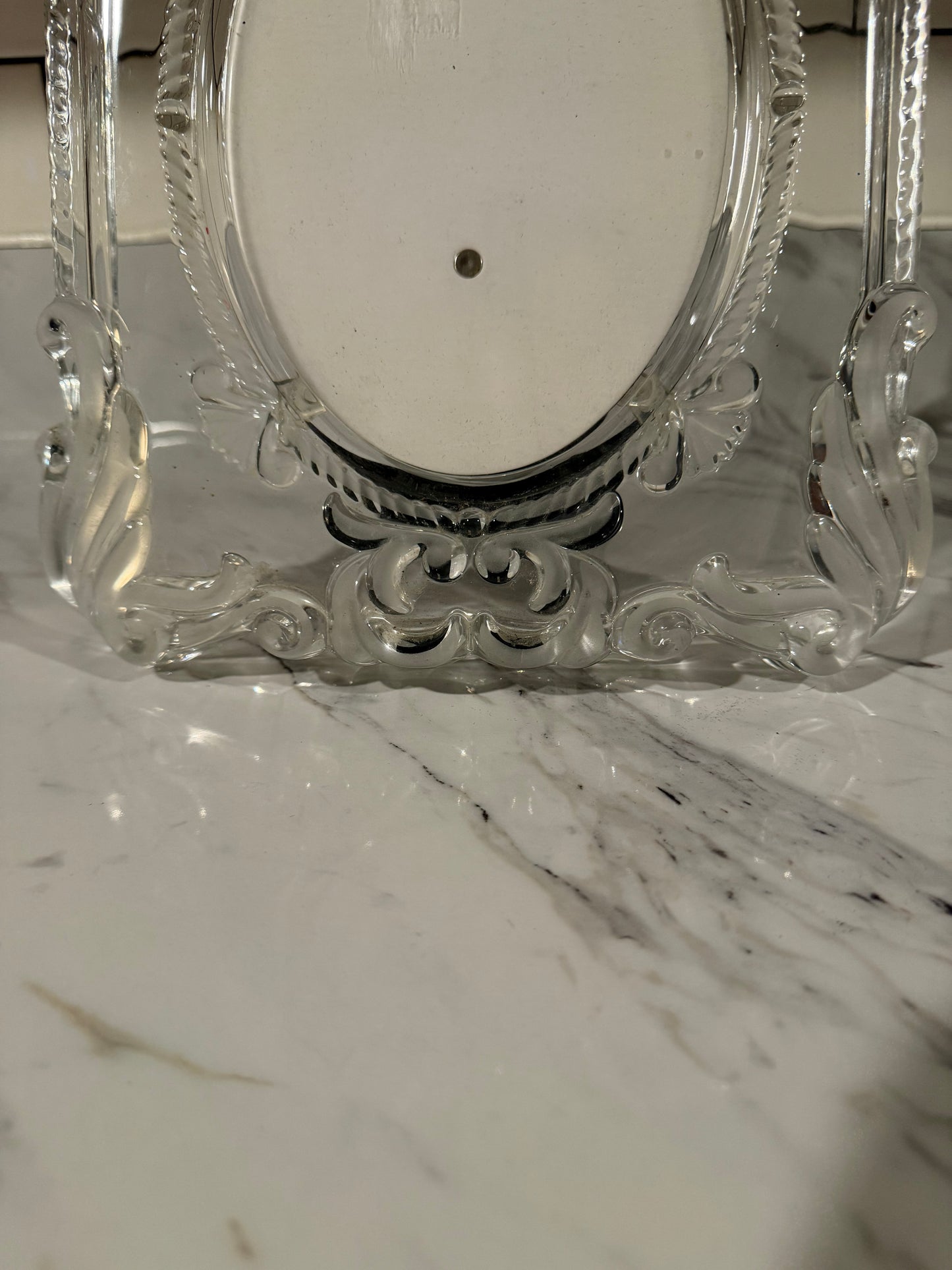 MIKASA Frosted & Clear Crystal Picture Frame