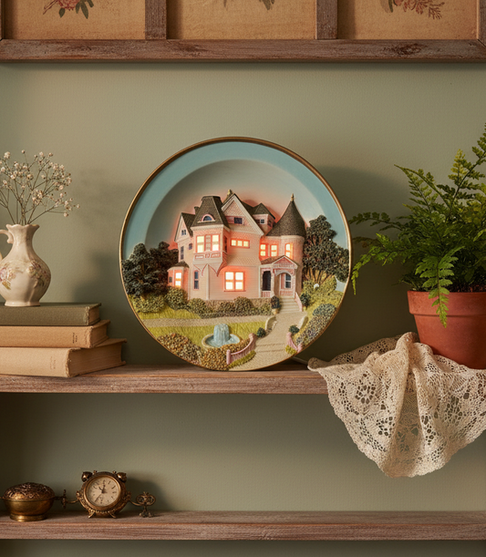 Vintage TV Lamp /Cottagecore / Accent Night Light – Working Mid-Century Glow Piece (7”)