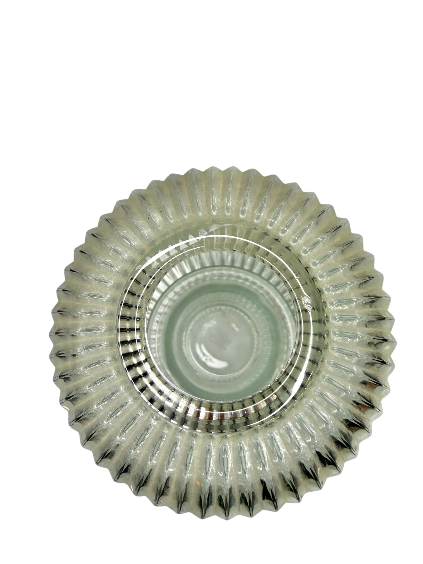 AVAILABLE - Vintage Homco Clear Ribbed Glass Fairy Lamp “Princess Lite” – Indiana Glass