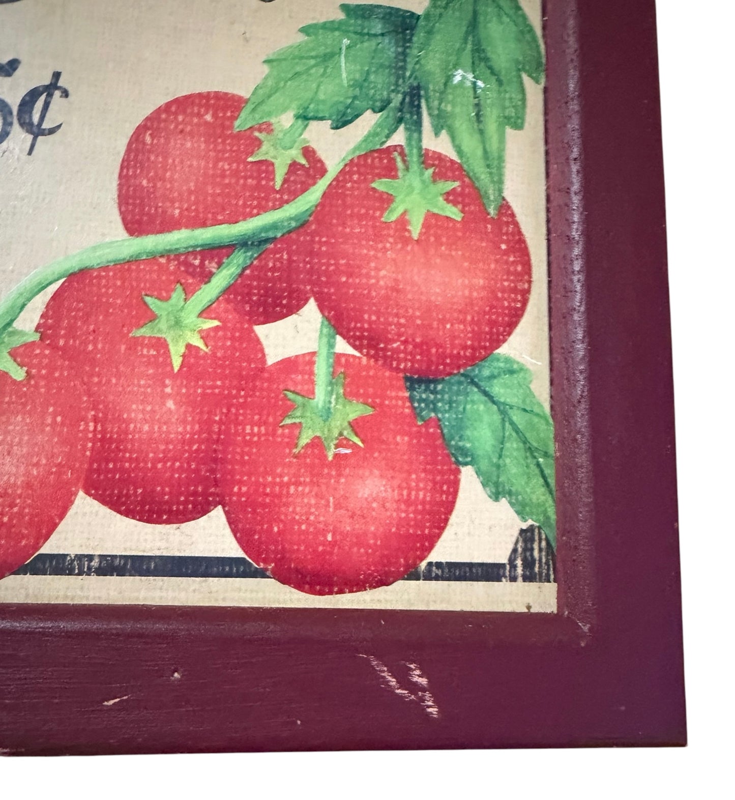 Tomato Seed Packet Vintage Framed Wall Art – 10” x 6.5”