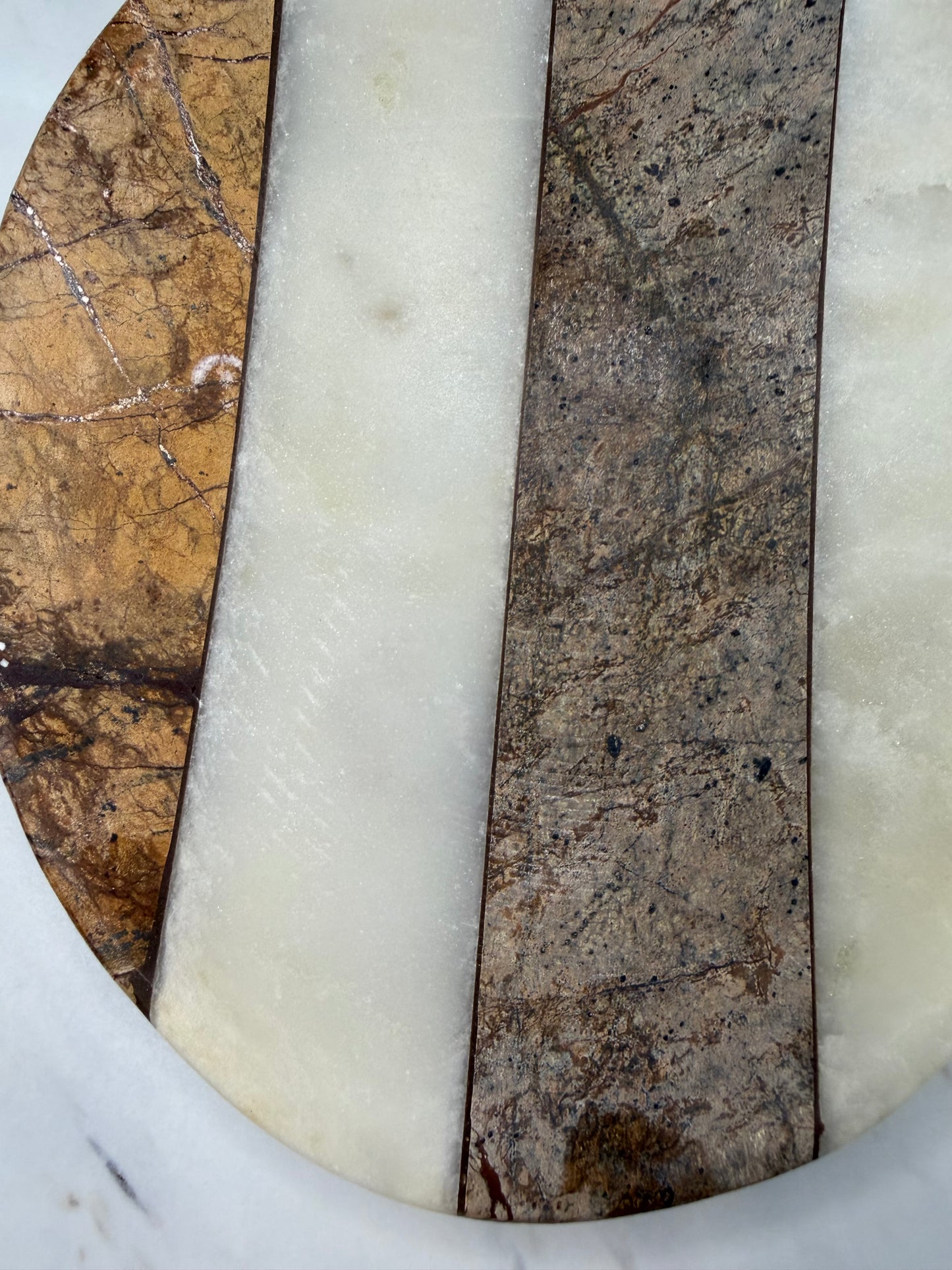 Striped Marble & Onyx Spoon Rest – Thirstystone “Twin Marble” Design