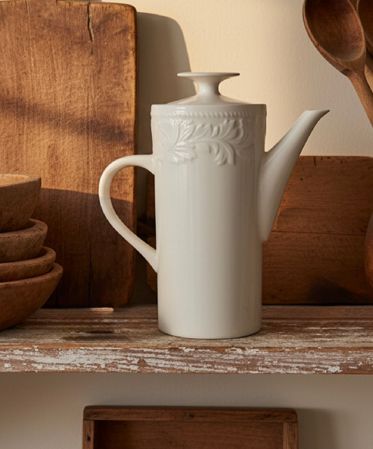 Vintage Sango Garland Coffee Pot – Discontinued #8837, 1999–2002