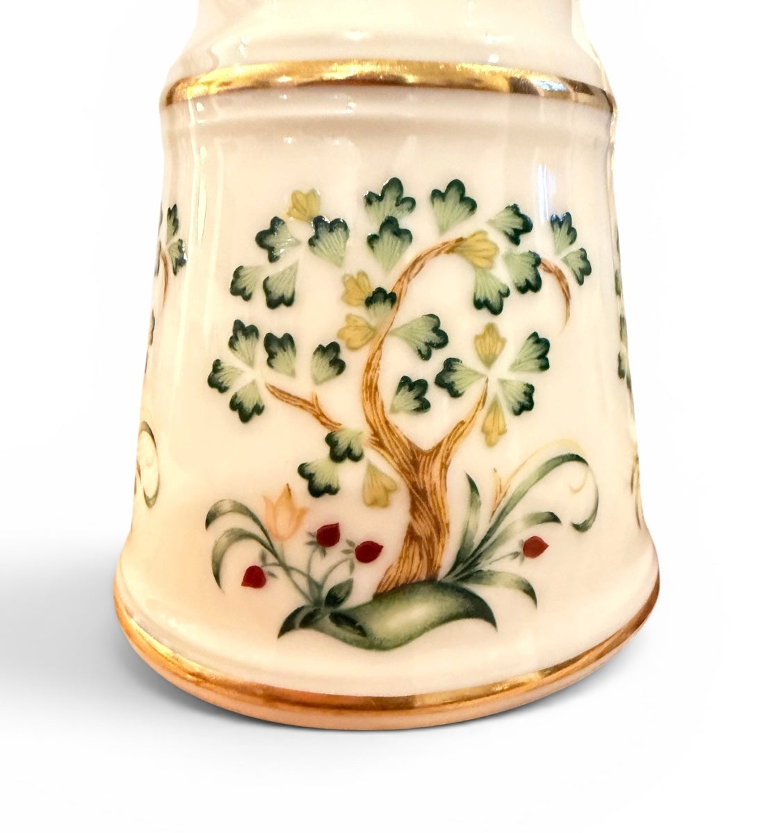 Lenox Clover Vintage Salt Shaker & Pepper Mill Set | Discontinued | Porcelain