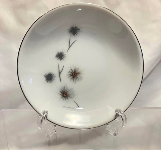 Vintage Butter Pat- Platinum Starburst Design