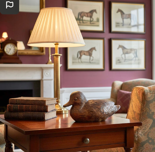 Vintage Style Duck Figurine – Wood-Look Rustic Accent