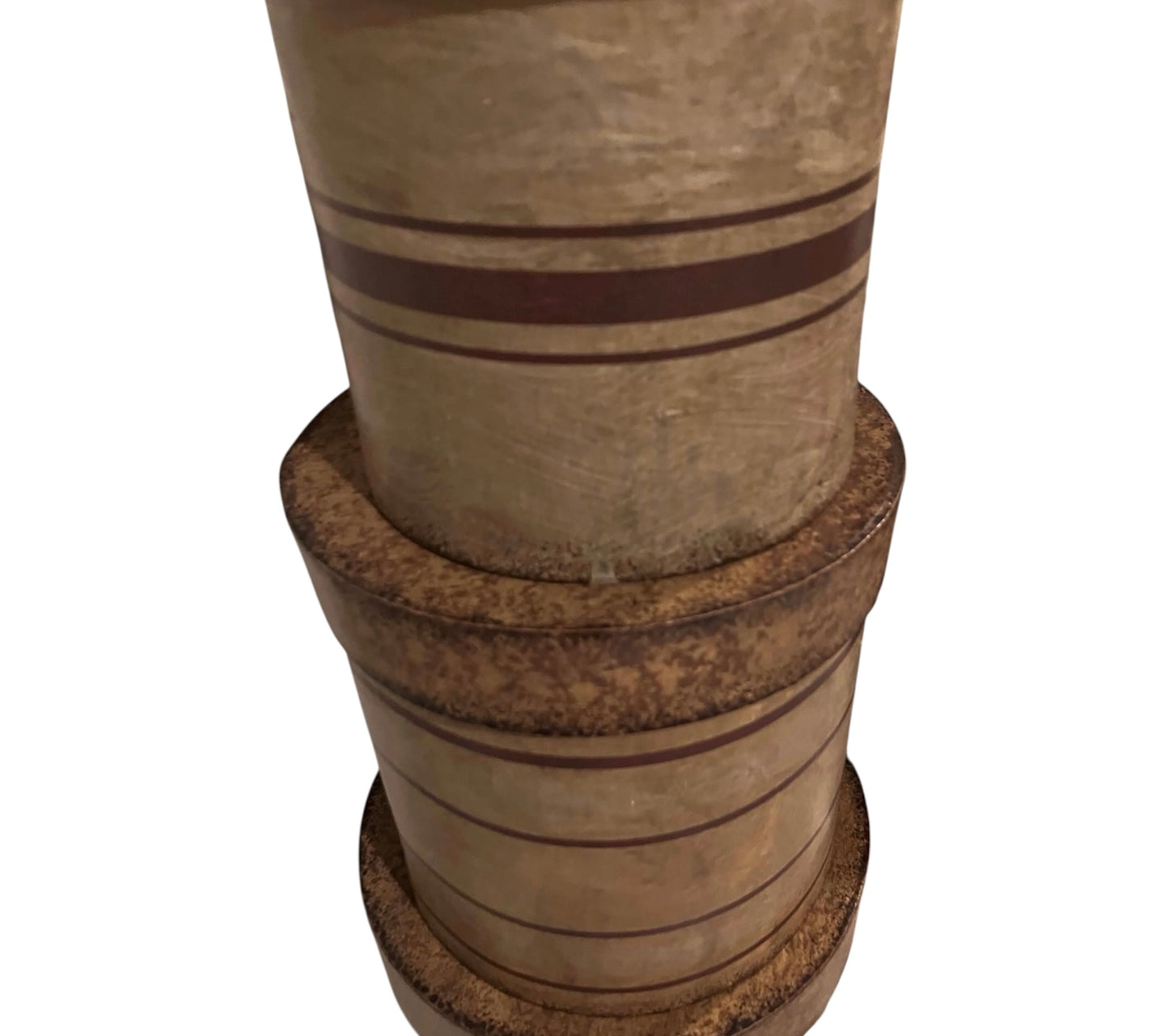 Hand Antiqued Stacking Pantry Boxes (Set of 5)