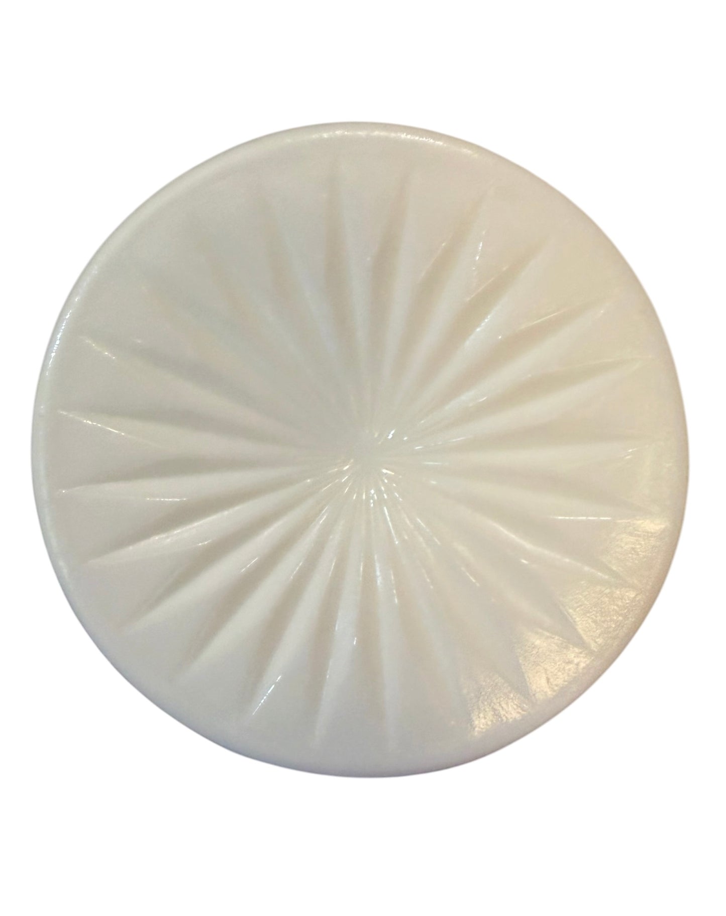 Fenton Hobnail & Leaf Vintage Milk Glass Footed Compote | Mid Century Pedestal Candy Dish