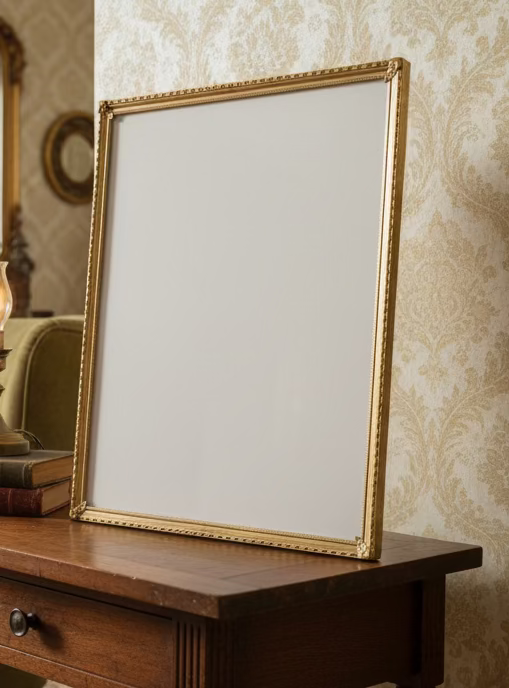 Vintage Gold Metal 8x10 Picture Frame (1950s–1960s)