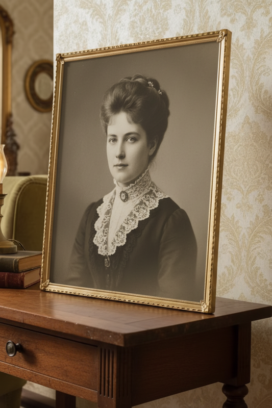 Vintage Gold Metal 8x10 Picture Frame (1950s–1960s)