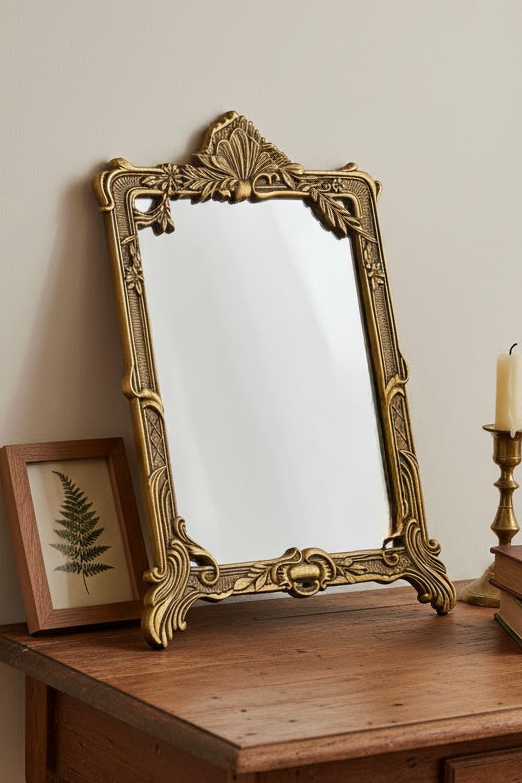 Vintage Ornate Gold Picture Frame – French Rococo Style Metal Frame, Holds 5x7 Photo