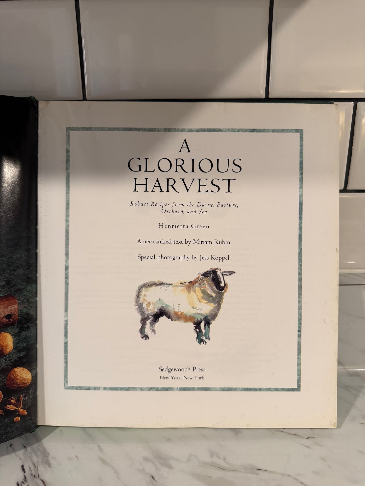 Vintage “A Glorious Harvest” by Henrietta Green – Hardcover Cookbook (1992)