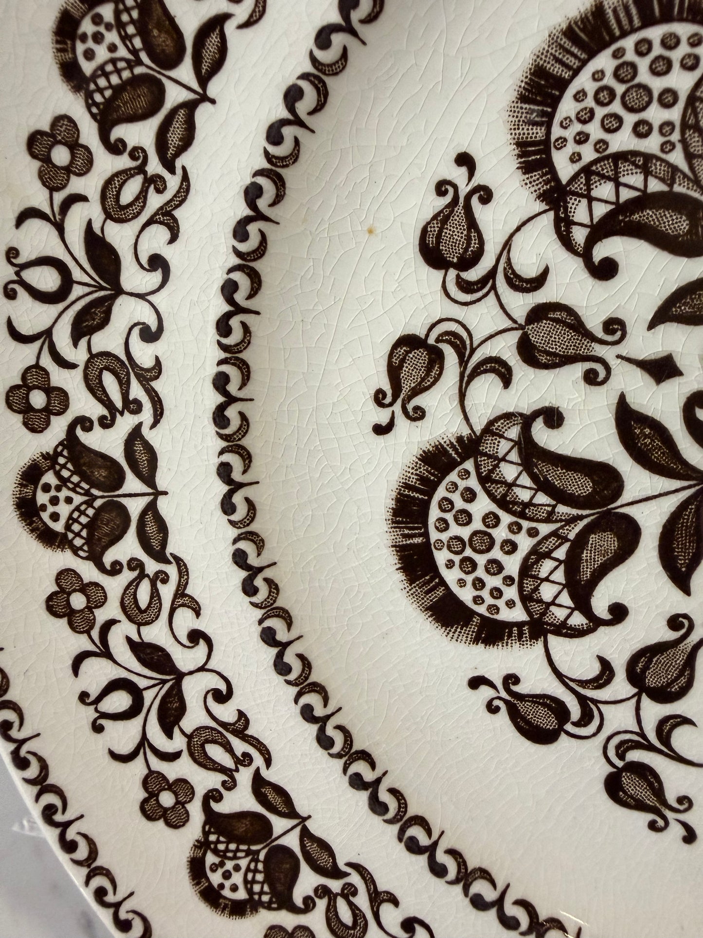 Wellesley Pattern Dinner Plate by Wood & Sons, Burslem, England