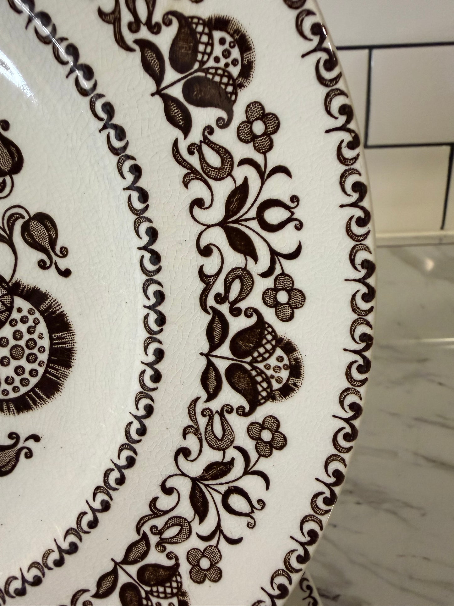 Wellesley Pattern Dinner Plate by Wood & Sons, Burslem, England