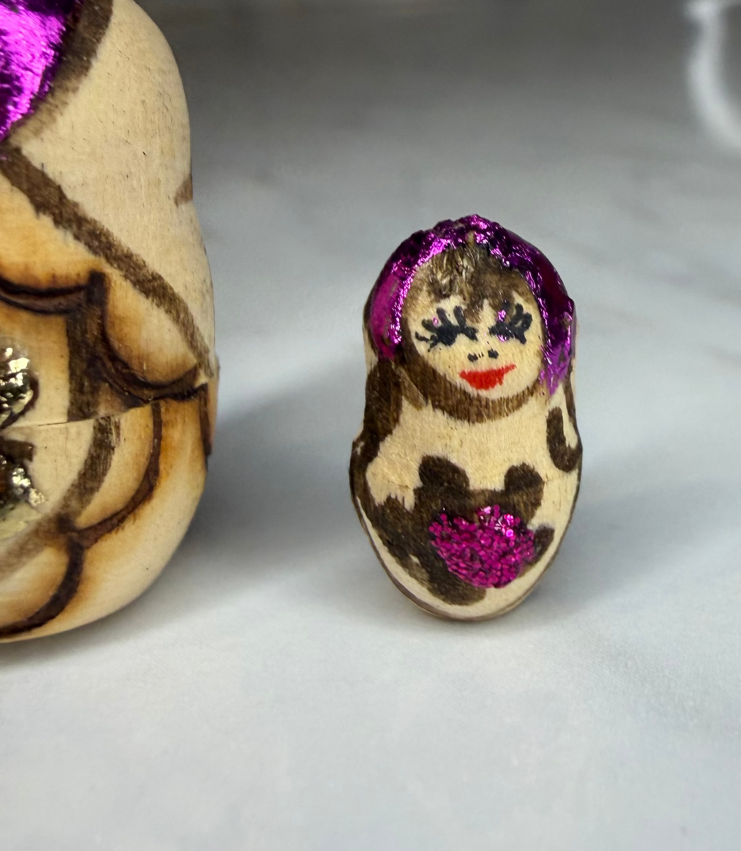 Vintage Matryoshka Nesting Doll Set – Set of 5