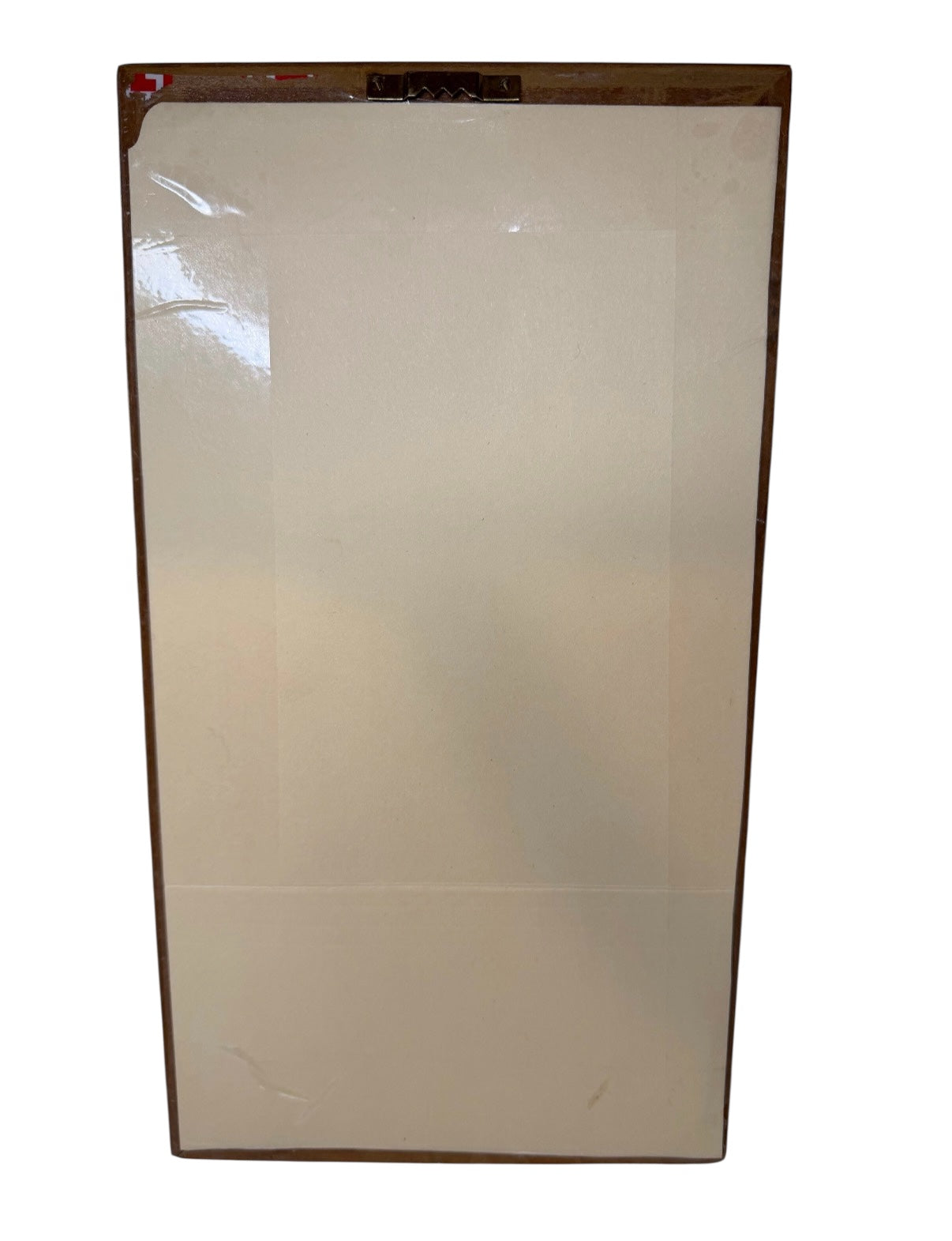 Vintage Robert Wood “Snow in the Catskills” Textured Print | Framed Mid-Century Winter Landscape