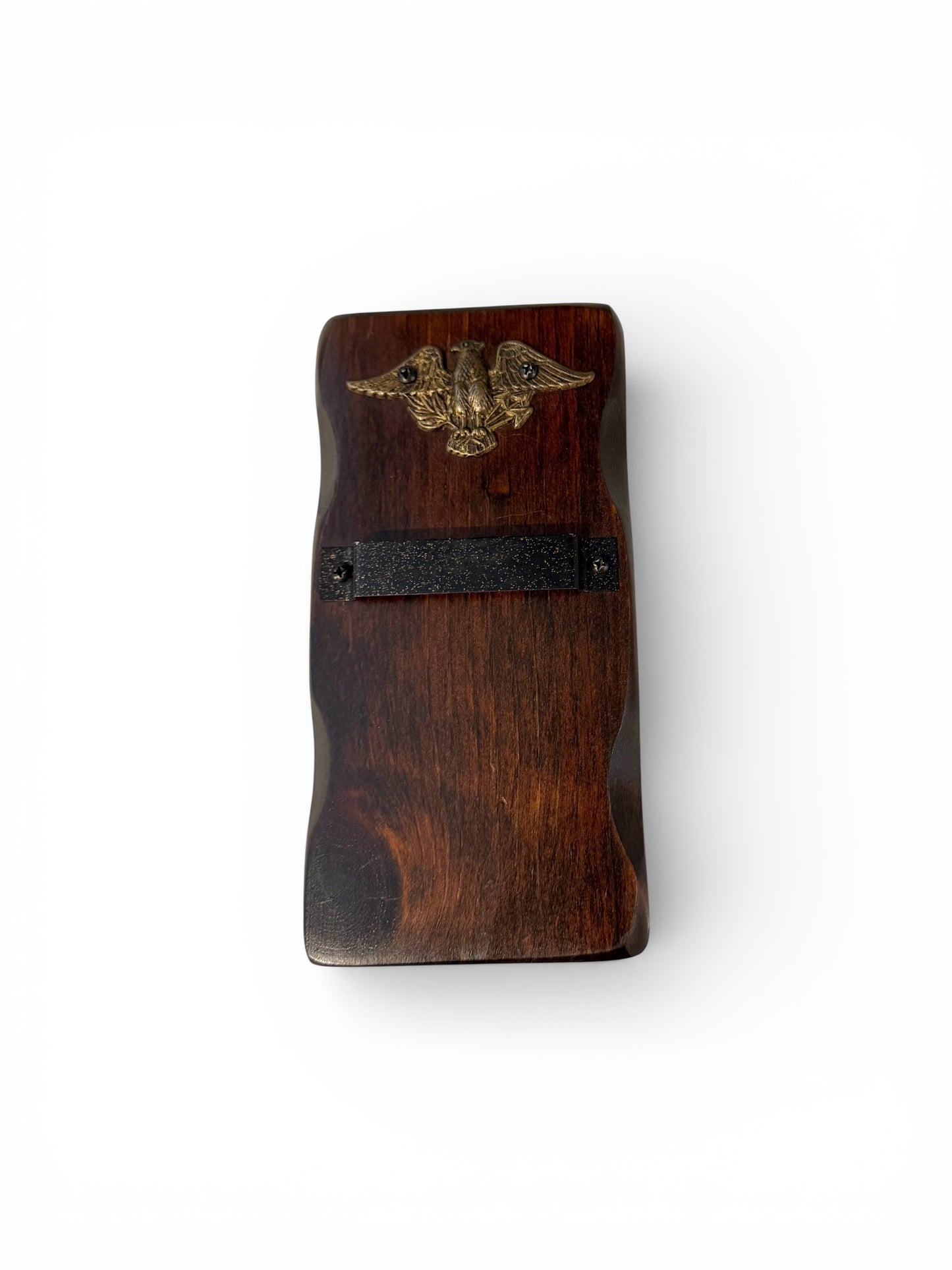 Vintage American Brass Eagle Notepad Holder