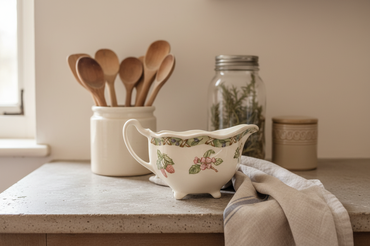 Vintage Johnson Brothers Arcadia (Fruit) Creamer | Cottagecore