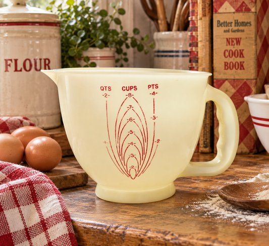 Tupperware Vintage Mix-N-Stor 8-Cup Measuring Pitcher / Batter Bowl #500